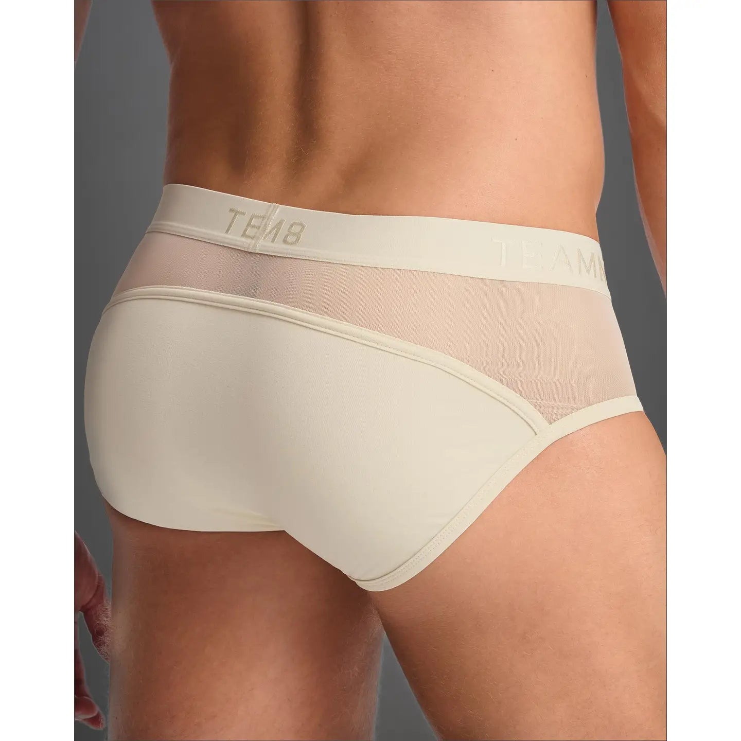 Teamm8 Score Sheer Brief - Gunmetal Grey