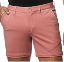 Postmarc Dusty Rose 6" Inseam Textured Stretch Knit Chico Short