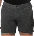 Postmarc Granite 6" Inseam Textured Stretch Knit Jeans Short