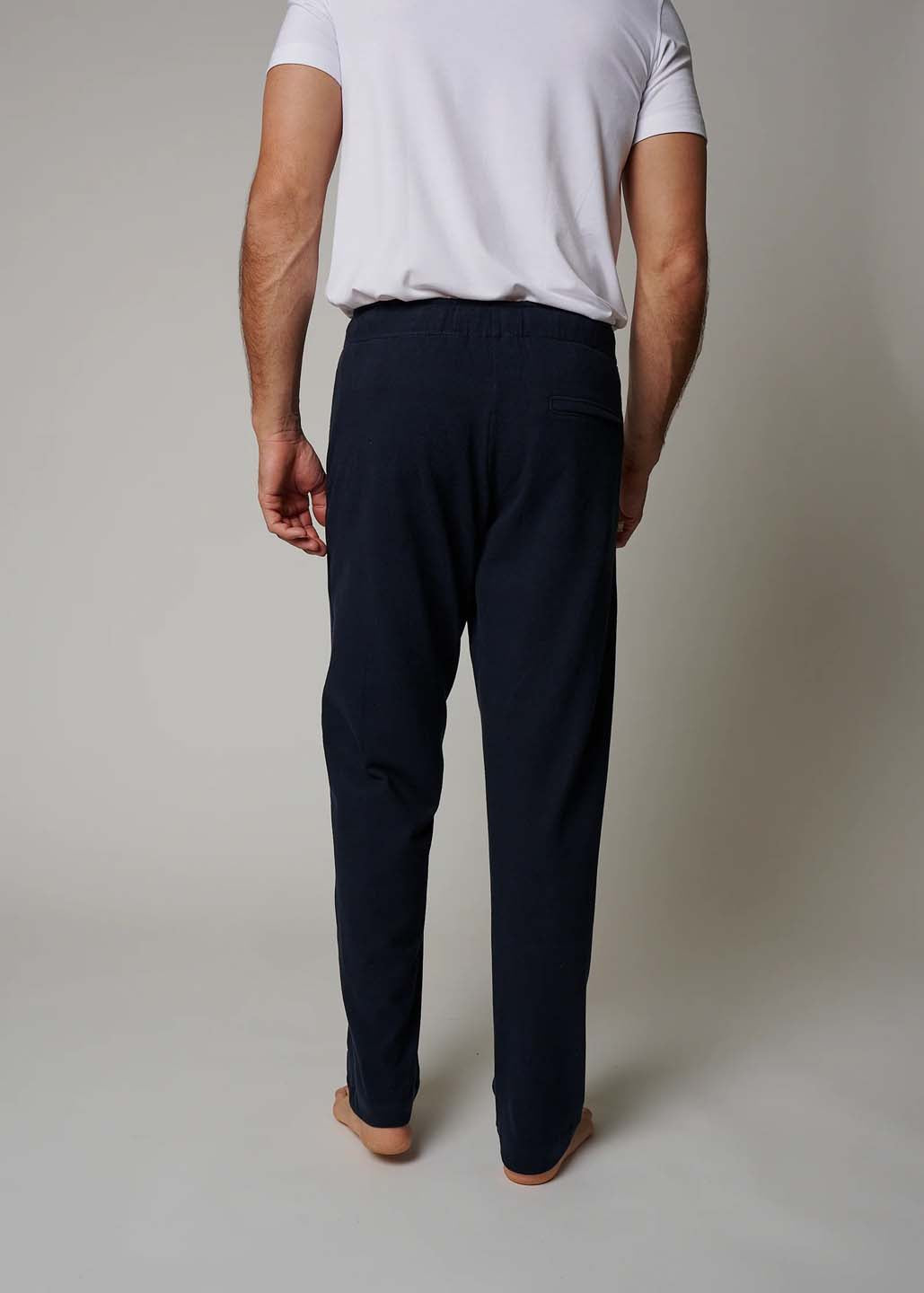 LEISURE LAB Cotton Lounge Pant - Lapis Blue