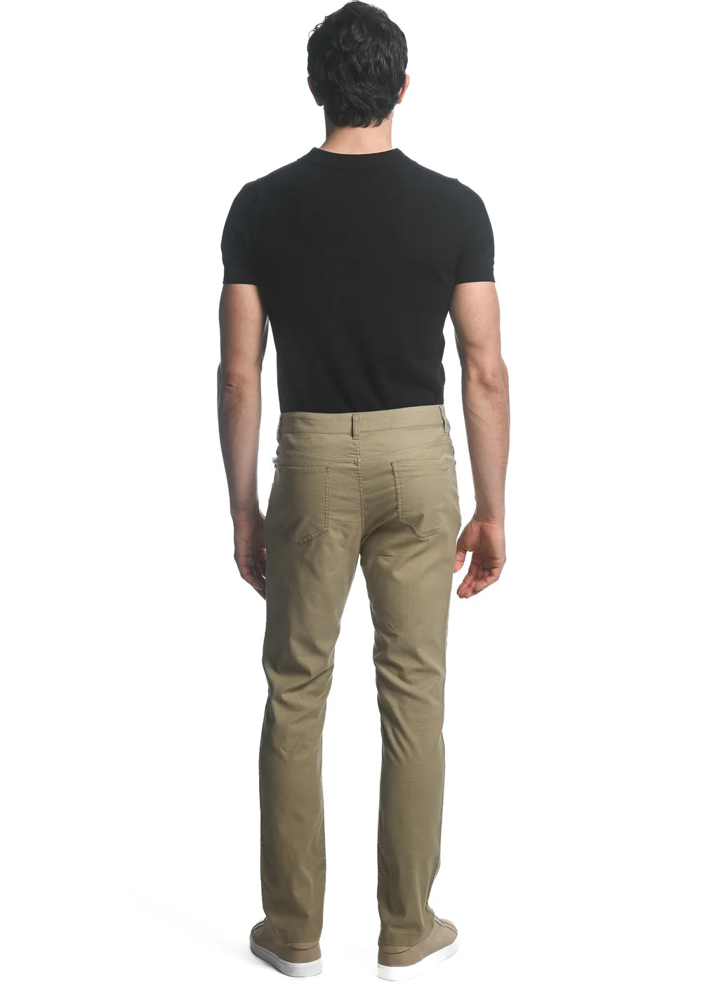 Postmarc Textured Stretch Woven 5-Pocket Jeans - Russet Tan