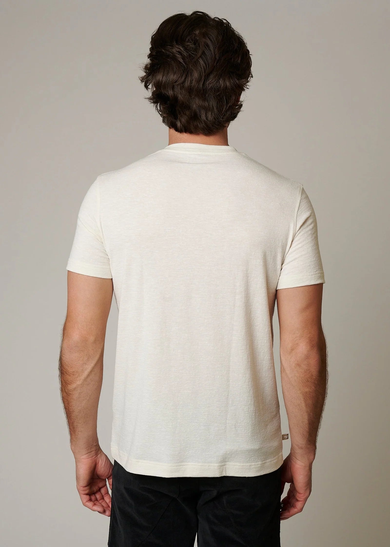 LEISURE LAB Slub T-Shirt - Cream