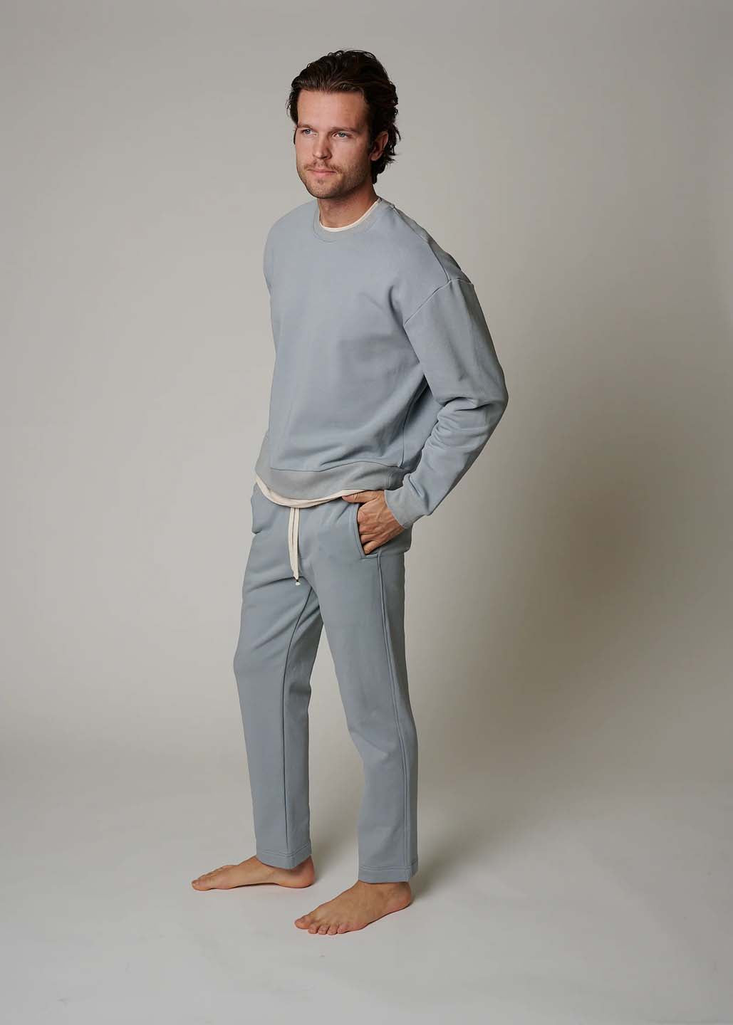 LEISURE LAB Zen Sweatpants - Cloud